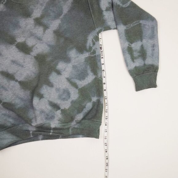 vintage dyed crewneck pullover sweater ombre - Picture 6 of 6